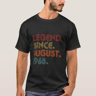 Legend Since August 1968 55Th T-shirt