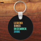 Legend Since December 2000 Birth Of Birthday 2000 Sleutelhanger (Voorkant)