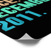 Legend Since December 2011 Birth Of Birthday 2011  Poster (Hoek)