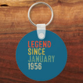 Legend Since January 1956 70th Birthday 70 Year Ol Sleutelhanger (Voorkant)