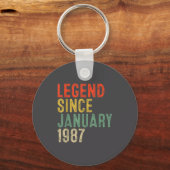 Legend Since January 1987 &#; th Birthday &#; Yea Sleutelhanger (Voorkant)