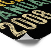 Legend Since January 2008 18th Birthday 18 Year Ol Poster (Hoek)