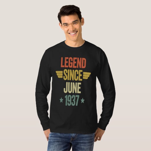Legend Since June 1937 T-shirt (Voorkant volledig)