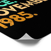 Legend Since November 1985 Apparel  Poster (Hoek)