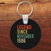 Legend Since November 1986 &#; th Birthday &#; Ye Sleutelhanger (Voorkant)