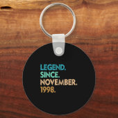Legend Since November 1998 Apparel Sleutelhanger (Voorkant)
