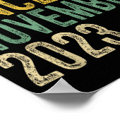 Legend Since November 2023 2nd Birthday 2 Year Old Poster (Hoek)