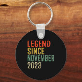 Legend Since November 2023 2nd Birthday 2 Year Old Sleutelhanger (Voorkant)