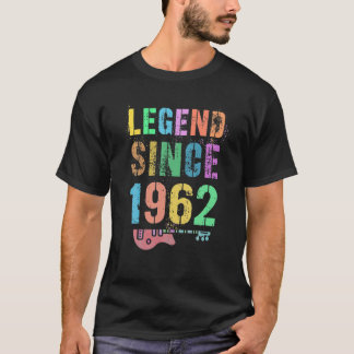 LEGEND Sinds 1962 Geweldige Rockstar 60th Birthday T-shirt