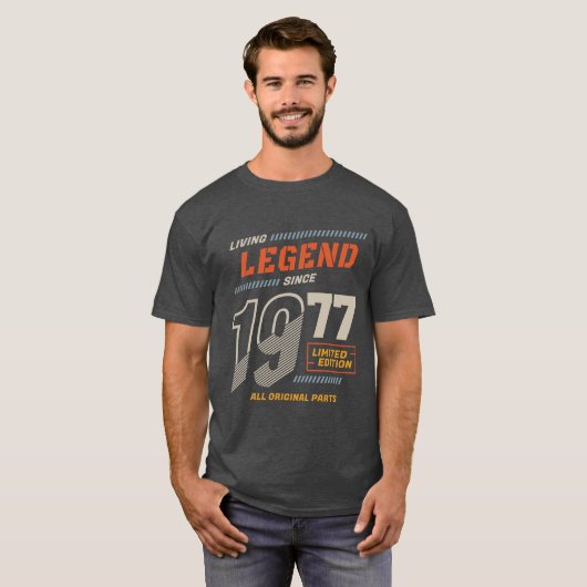 Legend  sinds 1977 Limited Edition T-shirt (Voorkant volledig)