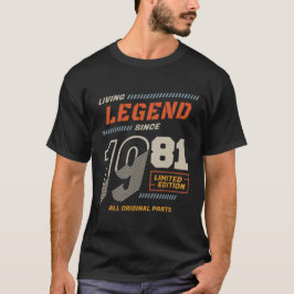 Legend  sinds 1981 Limited Edition T-shirt