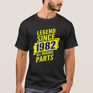 Legend sinds 1982 40th Birthday geeft Mannen All O T-shirt