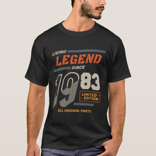 Legend  sinds 1983 Limited Edition T-shirt (Voorkant)