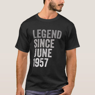 Legend sinds juni 1957 Geweldige 64 jaar oud 64th  T-shirt