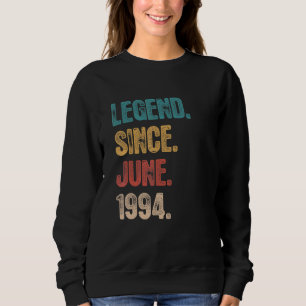 Legend sinds juni 1994 28 jaar oud dag 28e geboort trui