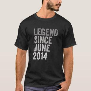 Legend sinds juni 2014 Geweldige 7 jaar oud 7 jaar T-shirt