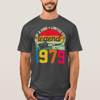 Legend Sinds oktober 1979 43th Birthday Limited T-shirt