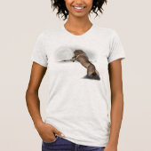 Legend T-shirt Wild Mustang "Merlot" (Voorkant)