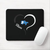 Legend Titans Logo Halve Hart Slogan Hs  Muismat (Met muis)