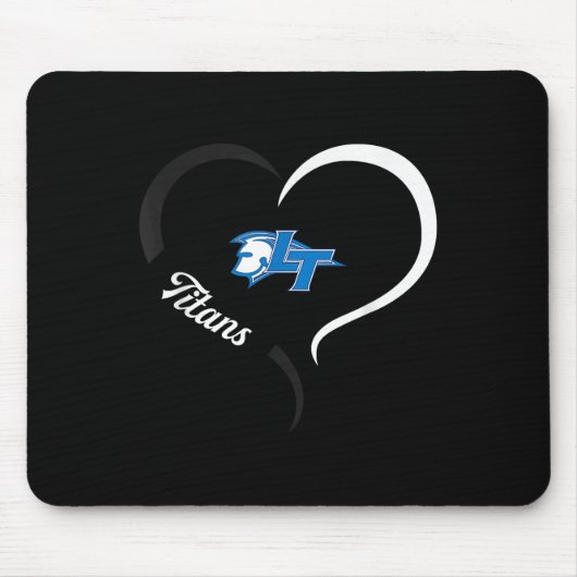 Legend Titans Logo Halve Hart Slogan Hs  Muismat (Voorkant)