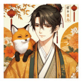 Legend Unleashed: The Fox Warrior Foto Afdruk (Voorkant)