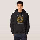 Legend werd geboren in juni 2012 10 jaar of 10 jaa hoodie (Voorkant volledig)