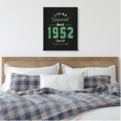 Legenda sinds 1952: Birthday Gift Canvas Afdruk (Insitu (Slaapkamer))