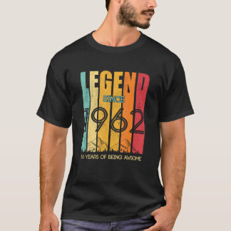Legenda sinds 1962 60 jaar Geweldige zijn T-shirt