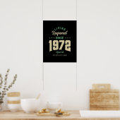 Legenda sinds 1972: Birthday Gift Poster (Keuken)