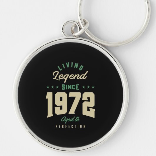 Legenda sinds 1972: Birthday Gift Sleutelhanger (Voorkant)