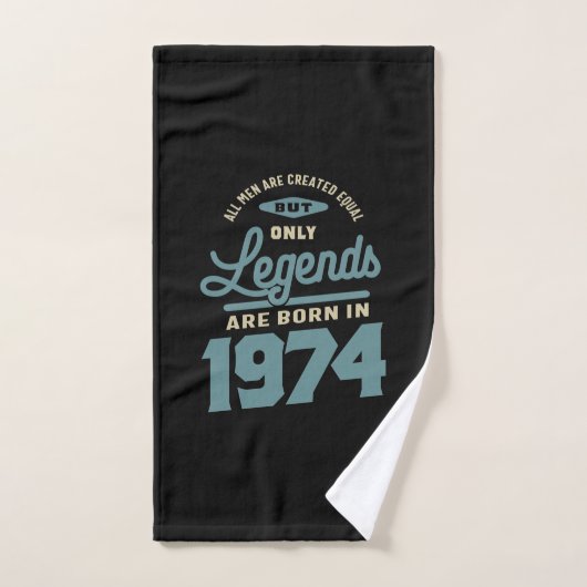 Legenda sinds 1974: Birthday Gift Handdoek (Handdoek)