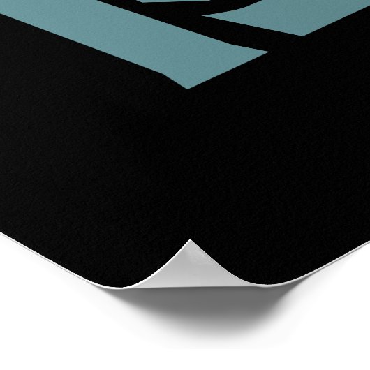 Legenda sinds 1974: Birthday Gift Poster (Hoek)