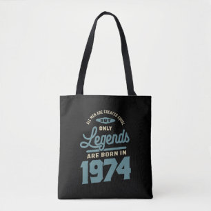 Legenda sinds 1974: Birthday Gift Tote Bag