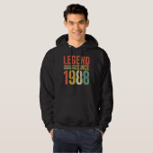 legenda sinds 1988 34e Mannen van de vogelstand Hoodie (Voorkant volledig)