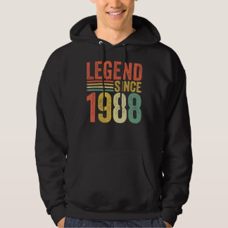  legenda sinds 1988 34e Mannen van de vogelstand Hoodie