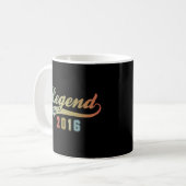 Legenda sinds 2016 Verjaardag Koffiemok (Voorkant links)