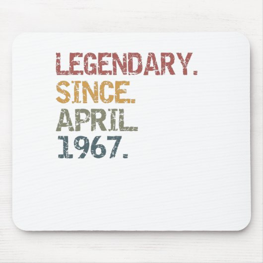 Legenda sinds april 1967 muismat (Voorkant)