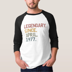 Legenda sinds april 1977 t-shirt