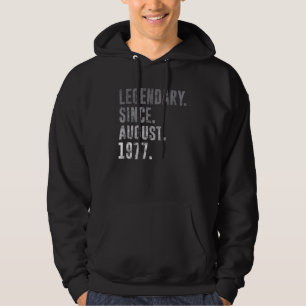 Legenda sinds augustus 1977 45e verjaardag  hoodie