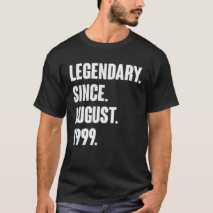 Legenda sinds augustus 1999: 22 jaar o t-shirt