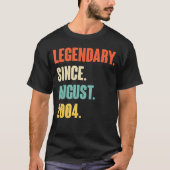 Legenda sinds augustus 2004 - 17 jaar t-shirt (Voorkant)