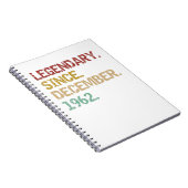 Legenda sinds december 1962 notitieboek (Rechterzijde)