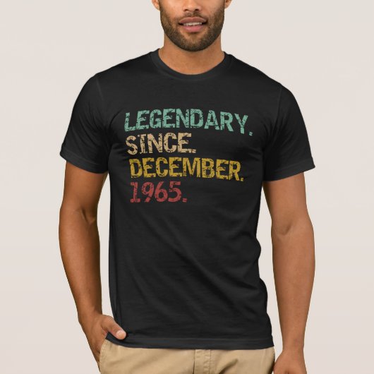 Legenda sinds december 1965 t-shirt (Voorkant)