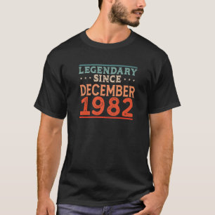 Legenda sinds december 1982 Retro EPIC Geweldige B T-shirt