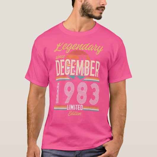 Legenda sinds december 1983 t-shirt (Voorkant)