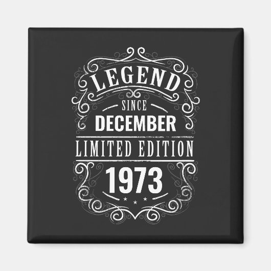 Legenda sinds Gepersonaliseerd Magneet (Voorkant)