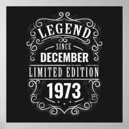 Legenda sinds Gepersonaliseerd Poster