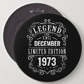 Legenda sinds Gepersonaliseerd Ronde Button 6,0 Cm (Voorkant /achterkant)