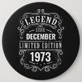 Legenda sinds Gepersonaliseerd Ronde Button 6,0 Cm (Voorkant)
