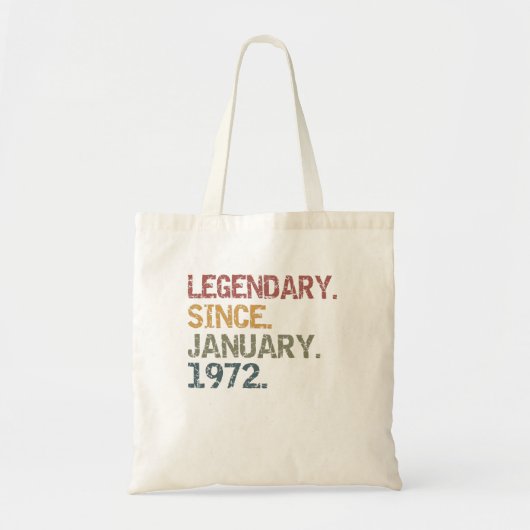 Legenda sinds januari 1972 tote bag (Voorkant)